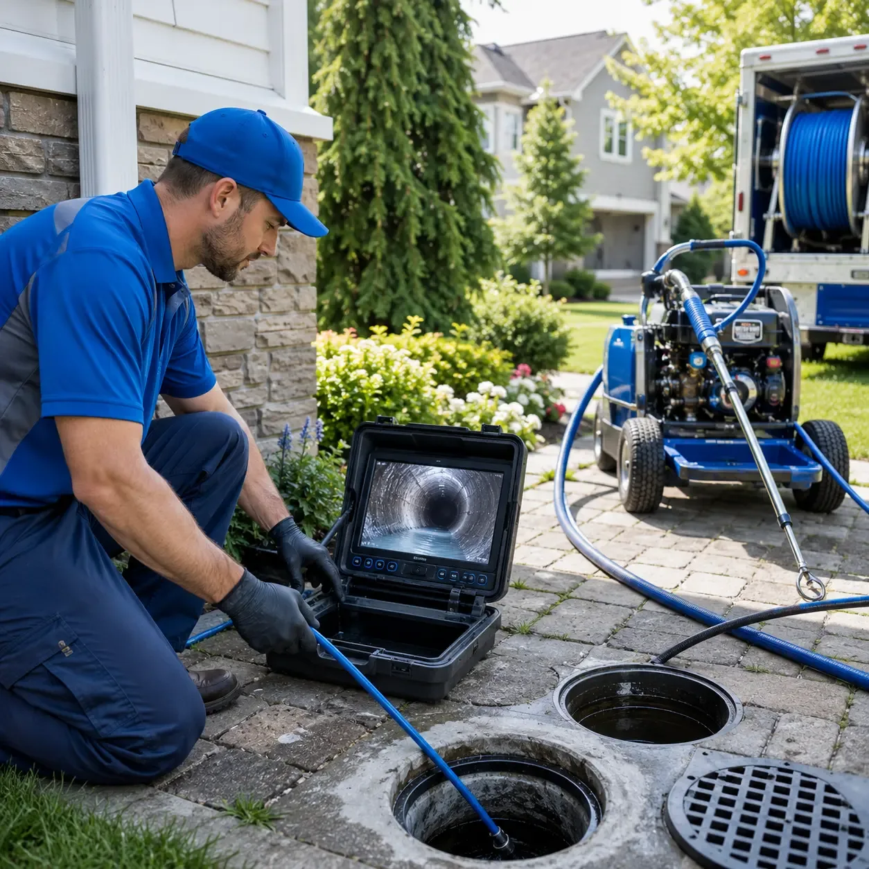 Outdoor drain cleaning professionals serving Germantown, TN